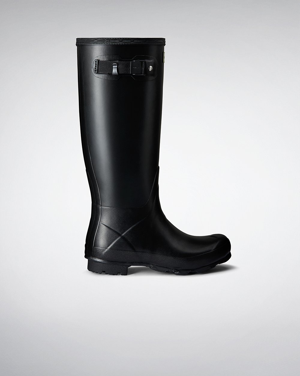 Womens Hunter Tall Rain Boots Black - Norris Field - 5678104-VT